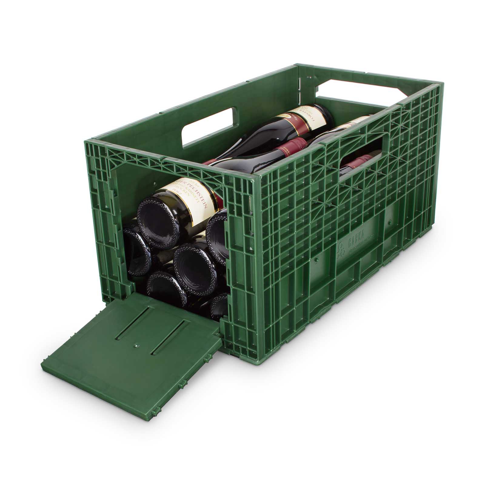 Weinbox dunkelgrün